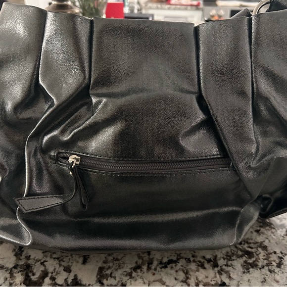 Elle Silver Metallic Bow Purse - Picture 4 of 6